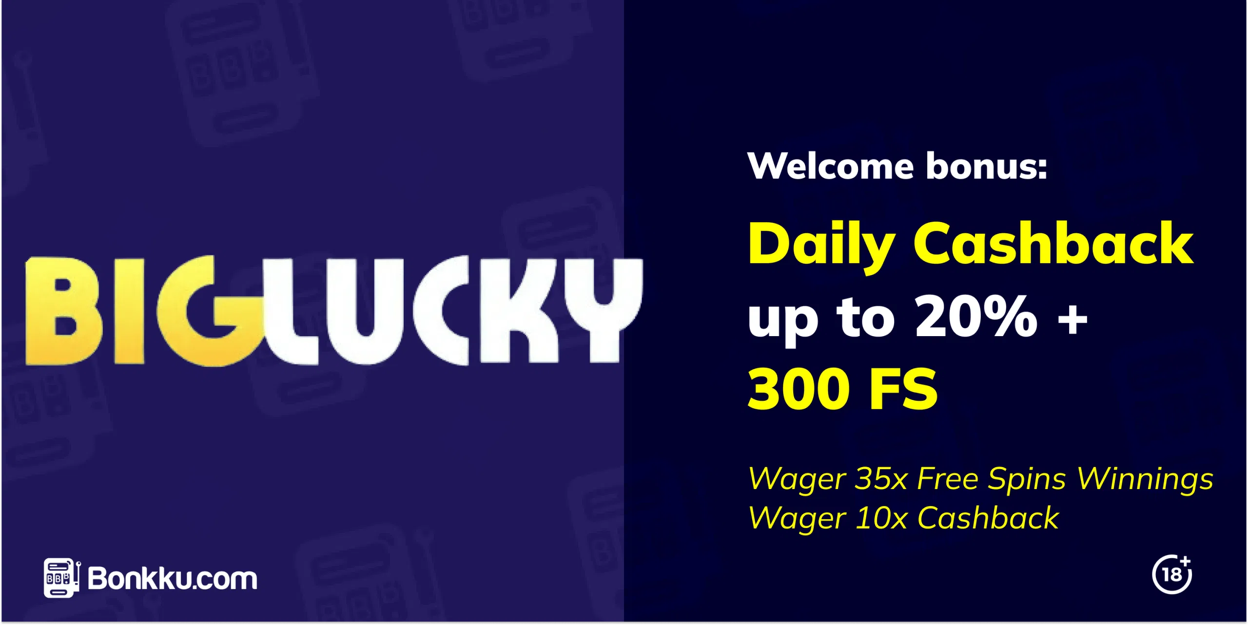 Big Lucky -kasinon bonussivu ja tervetuliaistarjouksen esittely