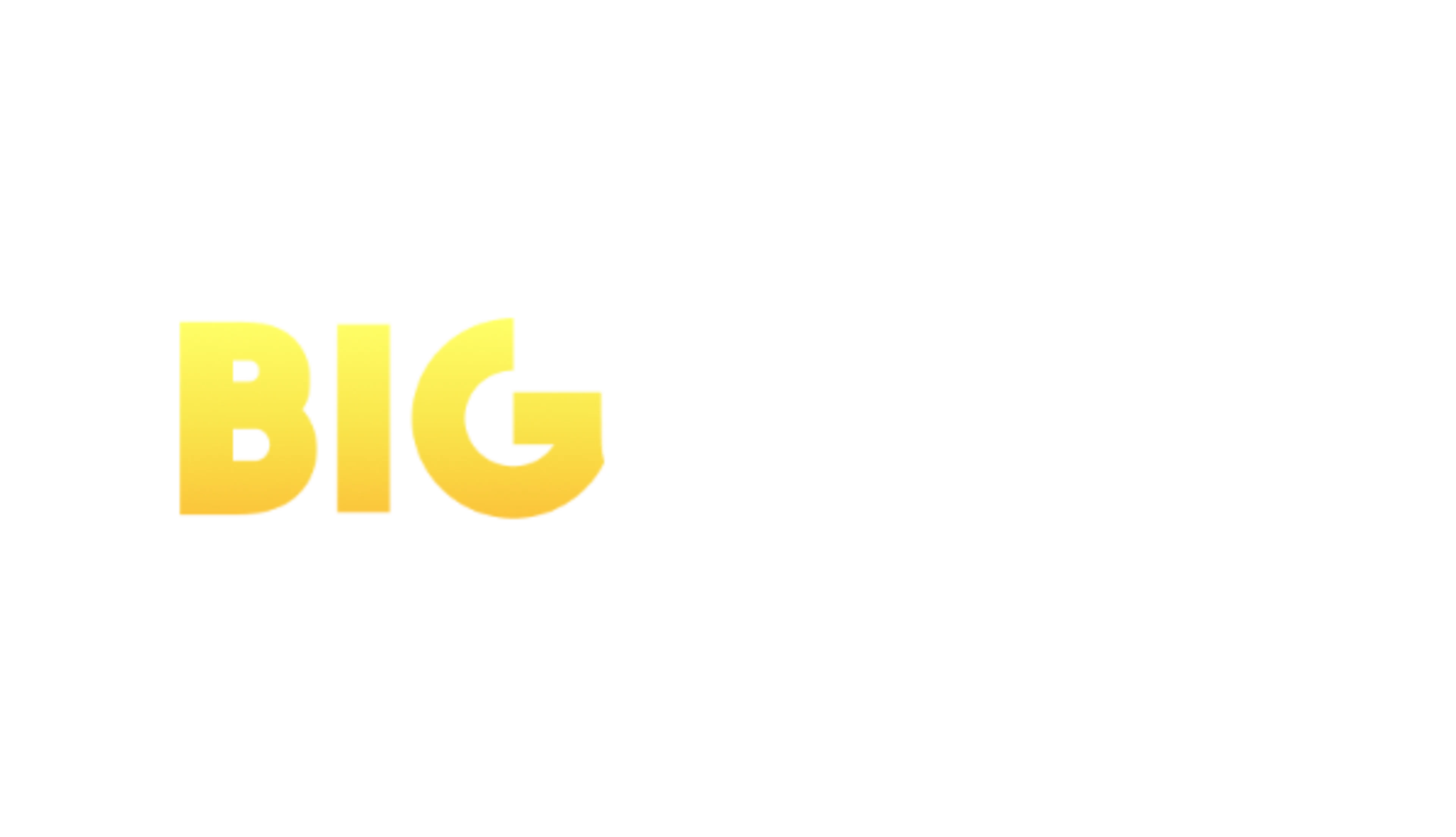 Big Lucky -kasinon etusivu vihreän ja kullan sävyissä